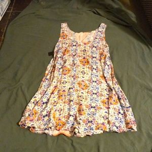NEW LULUS Sleeveless Summer Dress Multicolored 100 Rayon Size Small